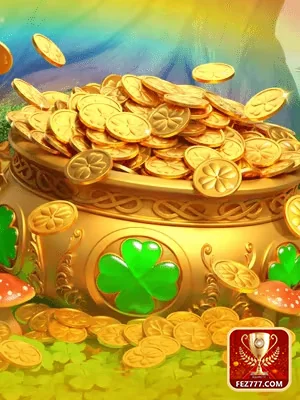 Jogador desfrutando de slot games no cassino Fez777